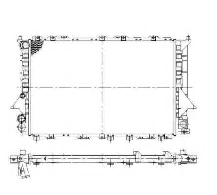 Radiator, racire motor AUDI 80 (8C, B4) (1991 - 19