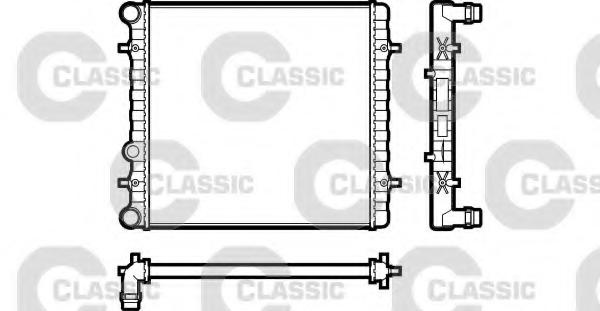 Radiator, racire motor AUDI A3 (8L1), SKODA OCTAVIA (1U2), VW GOLF Mk IV (1J1) - VALEO 231606