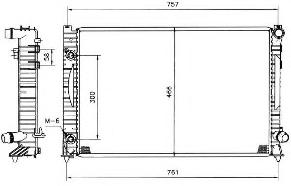 Radiator, racire motor AUDI A6 Avant (4B5, C5) (19