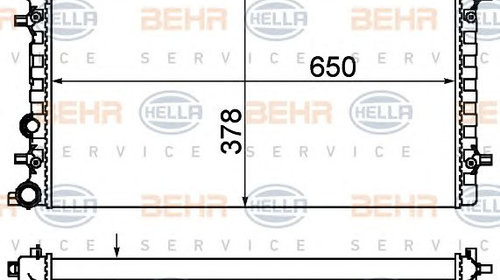 Radiator racire motor AUDI A6 C6 Avant (