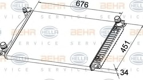 Radiator racire motor AUDI A6 C6 Saloon 