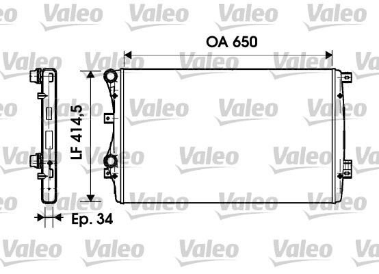 Radiator racire motor ~ Audi Tt 2008 2009 2010 201