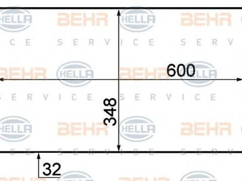 Radiator racire motor BMW 1/3/4 F20/F21/F30 11- - Cod intern: W20090950 - LIVRARE DIN STOC in 24 ore!!!