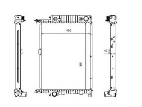 Radiator racire motor BMW 3 2,5TDS/3,0B 91- Z3 98- - Cod intern: W20089966 - LIVRARE DIN STOC in 24 ore!!!