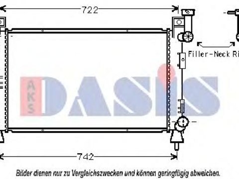 Radiator, racire motor CHRYSLER VOYAGER II (ES) - AKS DASIS 520540N