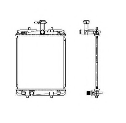 Radiator, racire motor CITROEN C1 II (2014 - 2016) NRF 53459 piesa NOUA