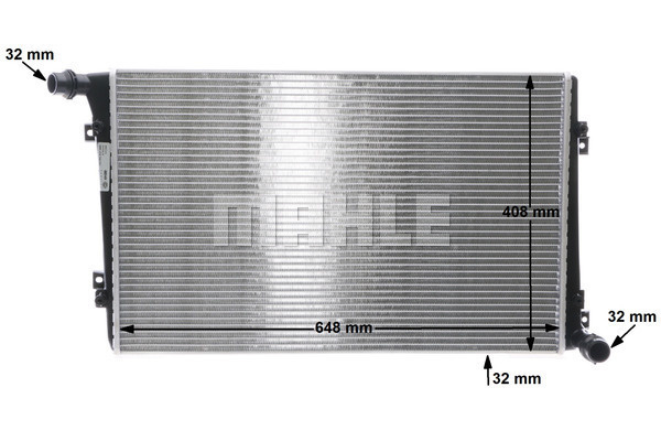 Radiator racire motor CR1203000S MAHLE pentru Audi A3 Vw Golf Vw Rabbit Vw Touran Vw Caddy Seat Altea Skoda Octavia Seat Toledo Vw Passat Vw Jetta Vw Vento Seat Leon Vw Eos Vw Bora Skoda Superb