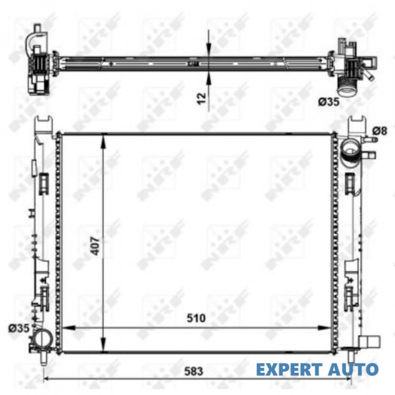 Radiator, racire motor Dacia LOGAN II 2012-2016 #2 107210