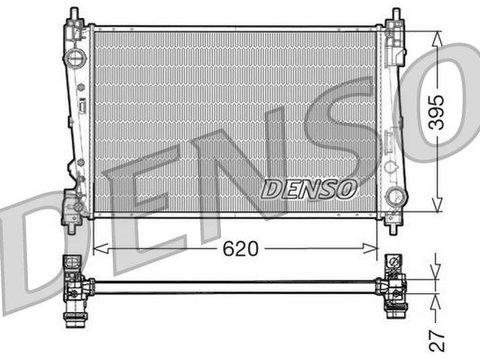 Radiator, racire motor DENSO DRM13015