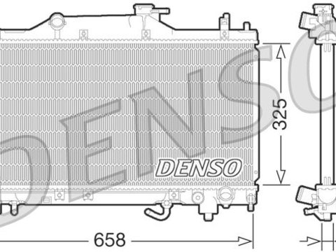 Radiator, racire motor DENSO DRM50067