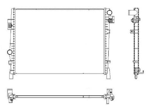 Radiator racire motor Dodge Journey, Fiat Freemont (Jc, Jf)