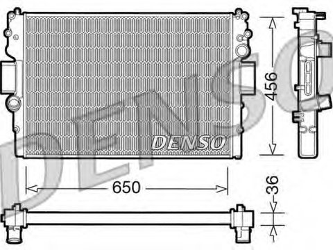 Radiator racire motor DRM12007 DENSO pentru Iveco Daily