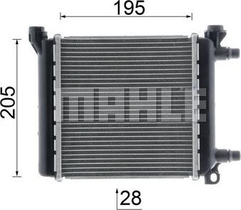 Radiator. racire motor Engine radiator fits. BMW 1 F40 2 F45 2 GRAN COUPE F44 2 GRAN TOURER F46 2 GRAN TOURER VAN F46 X1 F48 X2 MAHLE CR 2642 000P
