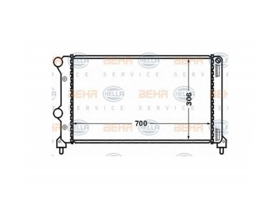 Radiator, racire motor Fiat Doblo Cargo (223) 2000