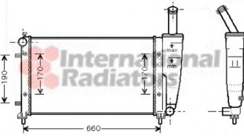 Radiator, racire motor FIAT PUNTO (188),