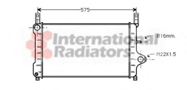 Radiator, racire motor FORD FIESTA Mk III (GFJ) - VAN WEZEL 18002172