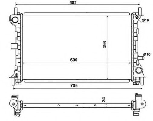 Radiator, racire motor FORD FOCUS Combi (DNW) (199