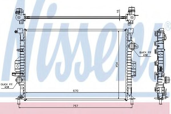 Radiator, racire motor FORD GRAND C-MAX Van (2010 