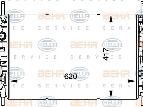 Radiator racire motor FORD Mondeo Mk3 Saloon (B4Y) (An fabricatie 10.2000 - 03.2007, 90 - 226 CP, Diesel, Benzina) - Cod intern: W20090466 - LIVRARE DIN STOC in 24 ore!!!