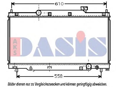 Radiator, racire motor HONDA CIVIC VII Hatchback (EU, EP, EV) - AKS DASIS 100007N