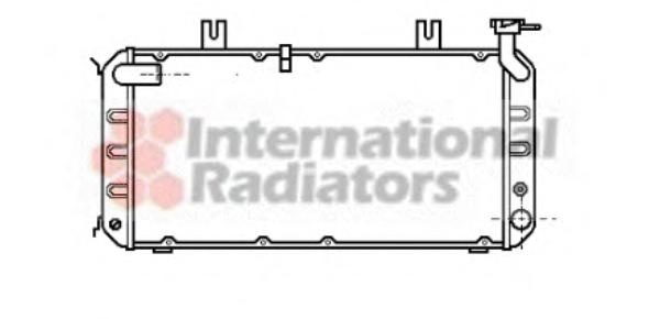 Radiator, racire motor HONDA PRELUDE cupe (SN), HONDA QUINTET (SU) - VAN WEZEL 25002027