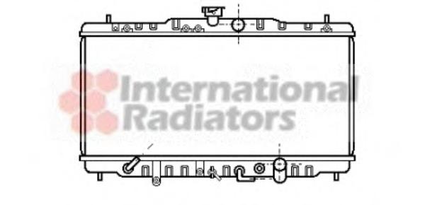 Radiator, racire motor HONDA PRELUDE Mk III (BA) - VAN WEZEL 25002056