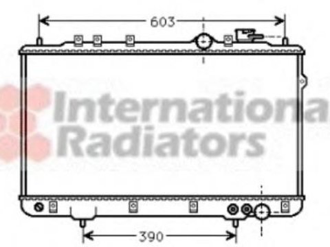 Radiator, racire motor HYUNDAI LANTRA (J-1) - VAN WEZEL 82002022