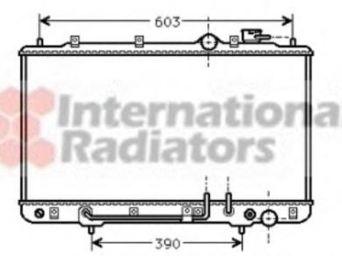 Radiator, racire motor HYUNDAI LANTRA (J-1) - VAN WEZEL 82002032