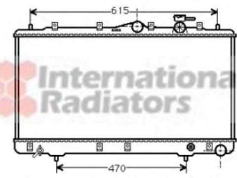 Radiator, racire motor HYUNDAI SONATA (Y-2) - VAN WEZEL 82002026