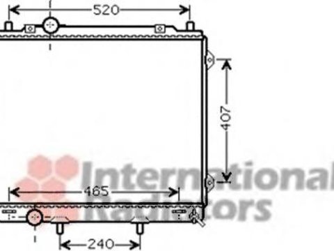 Radiator, racire motor HYUNDAI TERRACAN (HP) - VAN WEZEL 82002162