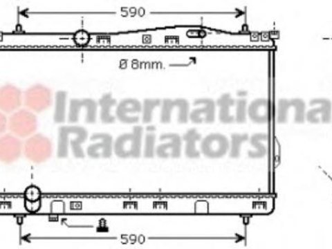 Radiator, racire motor HYUNDAI TRAJET (FO) - VAN WEZEL 82002077