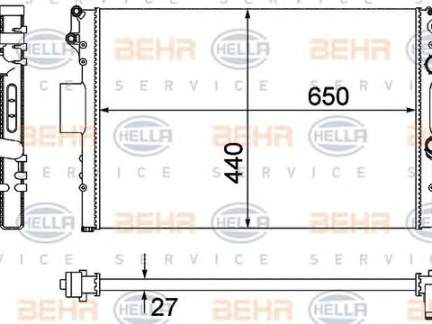 Radiator racire motor IVECO Daily III Platform/Chassis (An fabricatie 05.1999 - 04.2006, 84 - 146 CP, CNG, Diesel) - Cod intern: W20151736 - LIVRARE DIN STOC in 24 ore!!!