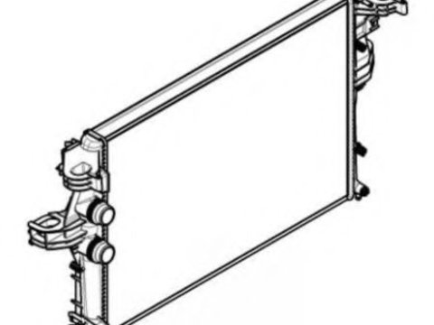 Radiator, racire motor IVECO DAILY V autobasculanta (2011 - 2014) NRF 58430