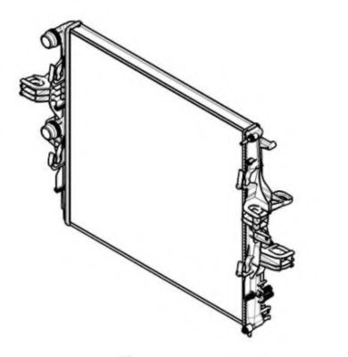 Radiator, racire motor IVECO DAILY VI platou / sasiu (2014 - 2016) NRF 58431 piesa NOUA