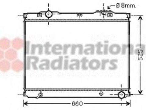 Radiator, racire motor KIA SORENTO I (JC) - VAN WEZEL 83002055