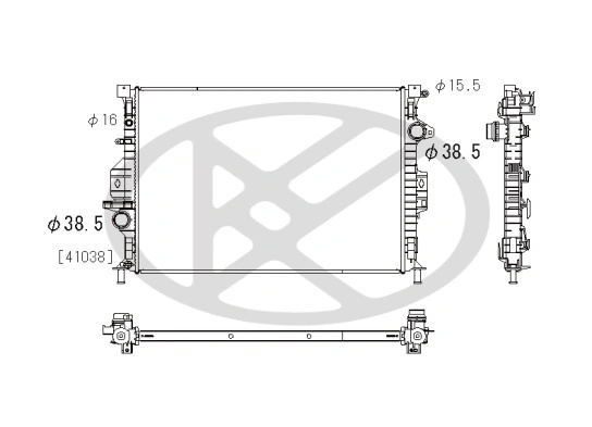 Radiator racire motor KOYORAD FORD GRAND C-MAX (DXA/CB7, DXA/CEU) 2010-2019 - PL322308