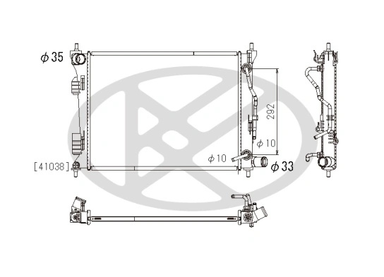 Radiator racire motor KOYORAD HYUNDAI i20 II (GB, IB) 2014-2018 - PL812654