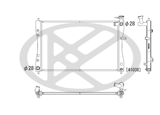 Radiator racire motor KOYORAD MITSUBISHI COLT VI (Z3_A, Z2_A) 2005-2012 - PL031942