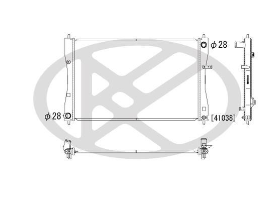 Radiator racire motor KOYORAD MITSUBISHI COLT Caseta/ Hatchback (Z3_V) 2004-2012 - PL031941
