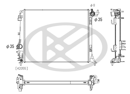 Radiator racire motor KOYORAD RENAULT TALISMAN (LP_) 2019-2022 - PL493517