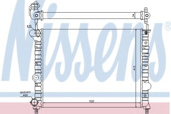 Radiator, racire motor LANCIA LYBRA (839AX) (1999 