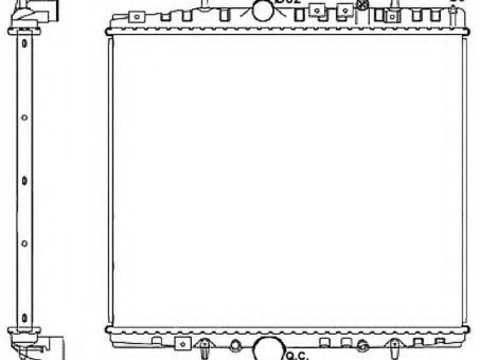 Radiator, racire motor LANCIA PHEDRA (179) (2002 - 2010) NRF 58315 piesa NOUA