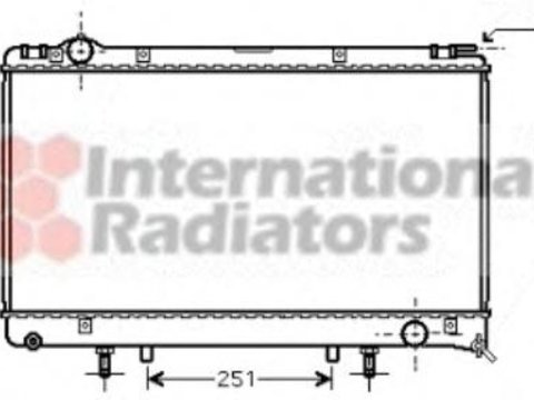 Radiator, racire motor LEXUS GS limuzina (UZS161, JZS160), LEXUS LS limuzina (UCF20) - VAN WEZEL 53002314