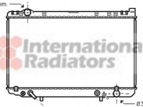 Radiator, racire motor LEXUS LS limuzina (UCF10) - VAN WEZEL 53002207