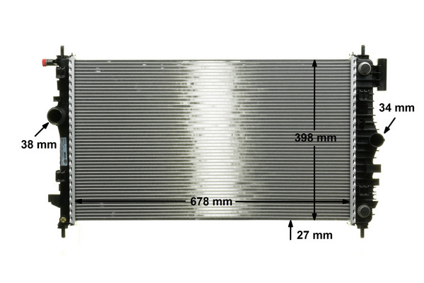 Radiator, racire motor MAHLE CR 1103 000