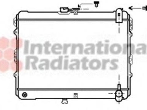 Radiator, racire motor MAZDA RX 7 Mk II (FC) - VAN WEZEL 27002058