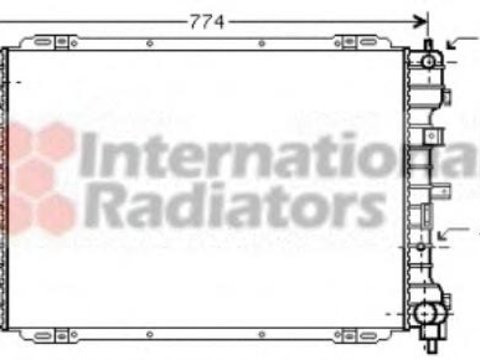 Radiator, racire motor MAZDA TRIBUTE inchis (EP), FORD ESCAPE - VAN WEZEL 18002345