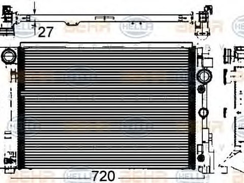 Radiator racire motor MERCEDES-BENZ C-CLASS cupe (C204) - Cod intern: W20090909 - LIVRARE DIN STOC in 24 ore!!!