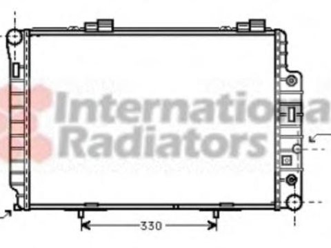 Radiator, racire motor MERCEDES-BENZ C-CLASS limuzina (W202), MERCEDES-BENZ C-CLASS Break (S202), MERCEDES-BENZ SLK (R170) - VAN WEZEL 30002174