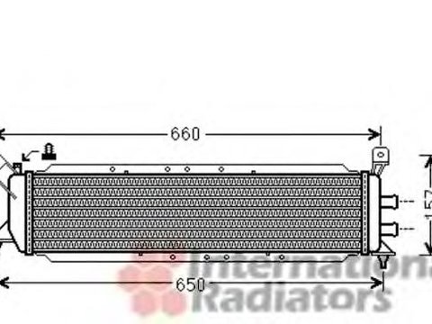 Radiator, racire motor MERCEDES-BENZ SLK (R170) - VAN WEZEL 30002482